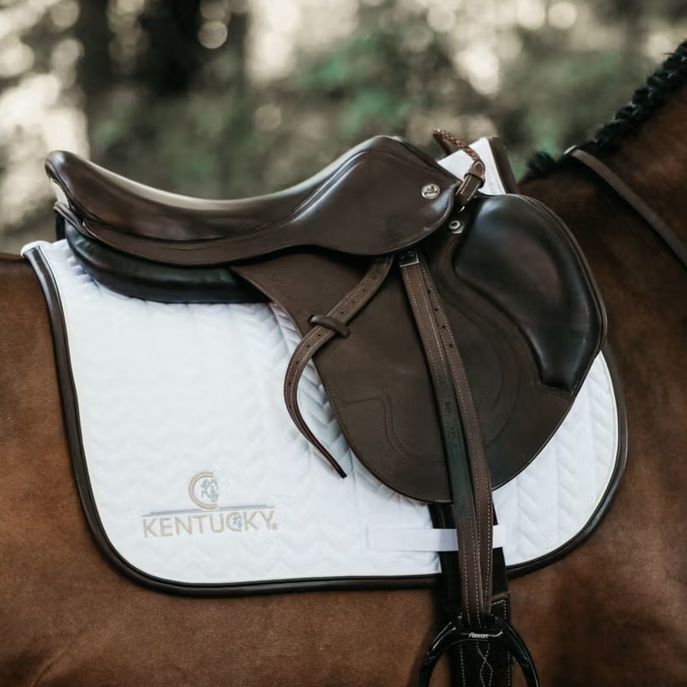 KENTUCKY Sottosella Da Salto Leather Fishbone Kentucky 42576-SJ 02WHITE 