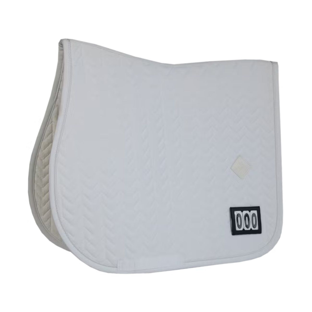 KENTUCKY KENTUCKY SADDLE PAD FISHBONE COMPETITON SHOW JUMPING KENTUCKY Bianco sottosella tecnico 42582-SJ 02WHITE 