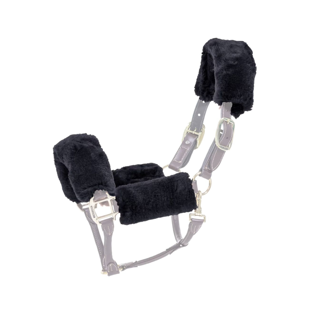 KENTUCKY Kit 4 Pezzi In Agnellino Sintetico Per Capezza Kentucky Nero 42603 01BLACK 