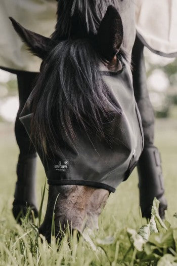 KENTUCKY KENTUCKY FLY MASK CLASSIC WITHOUT EARS KENTUCKY Nero cuffie antirumore - antimosche 42645 01BLACK 