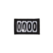 KENTUCKY KENTUCKY HEAD NUMBER PVC VELCRO 4 NUMBER Nero accessori cavaliere 42683 01BLACK 