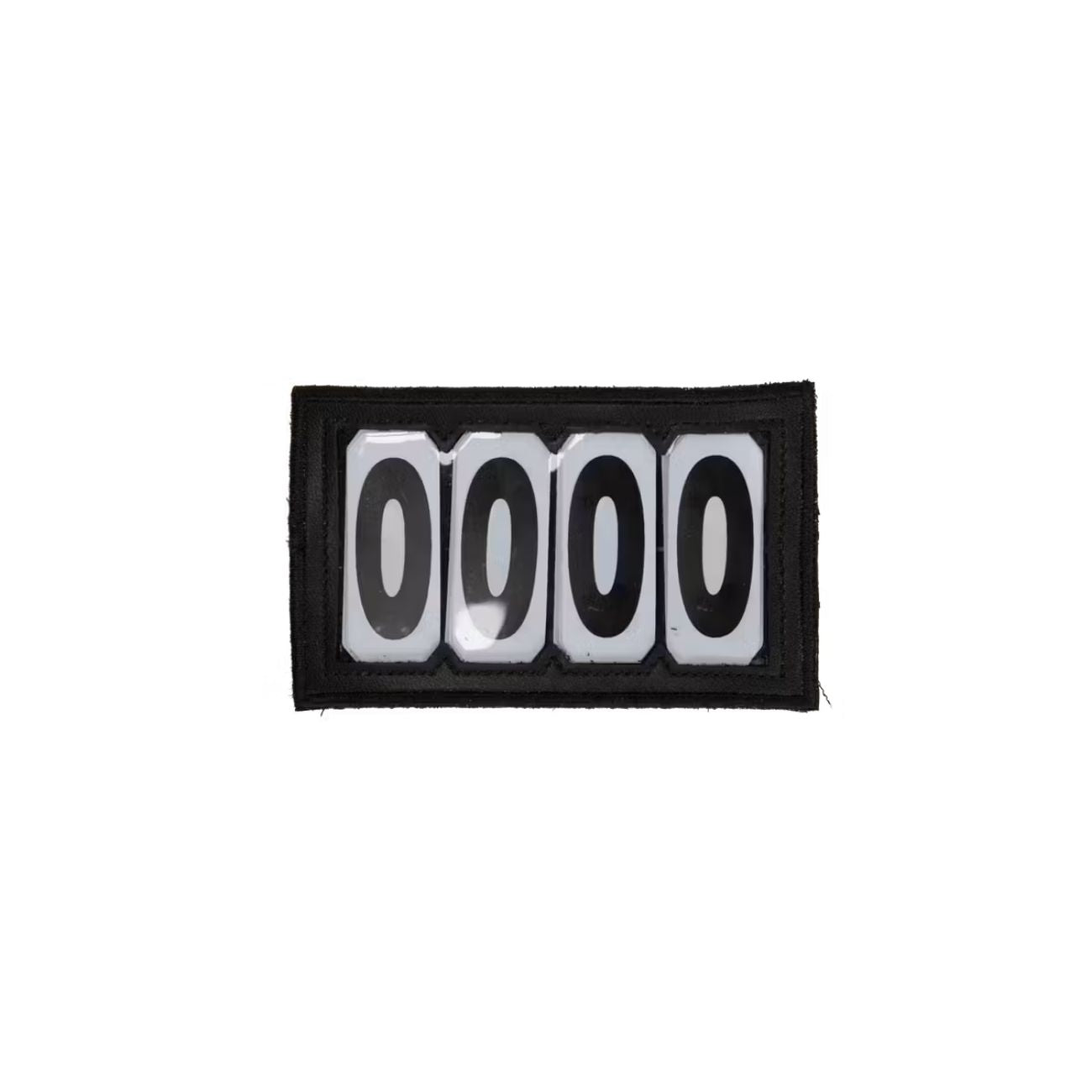 KENTUCKY KENTUCKY HEAD NUMBER PVC VELCRO 4 NUMBER Nero accessori cavaliere 42683 01BLACK 