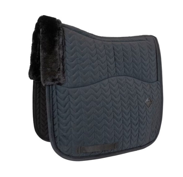 KENTUCKY KENTUCKY SKIN FRIENDLY SADDLE PAD VELVET DRESSAGE KENTUCKY Nero sottosella tecnico 42706-DR 01BLACK 
