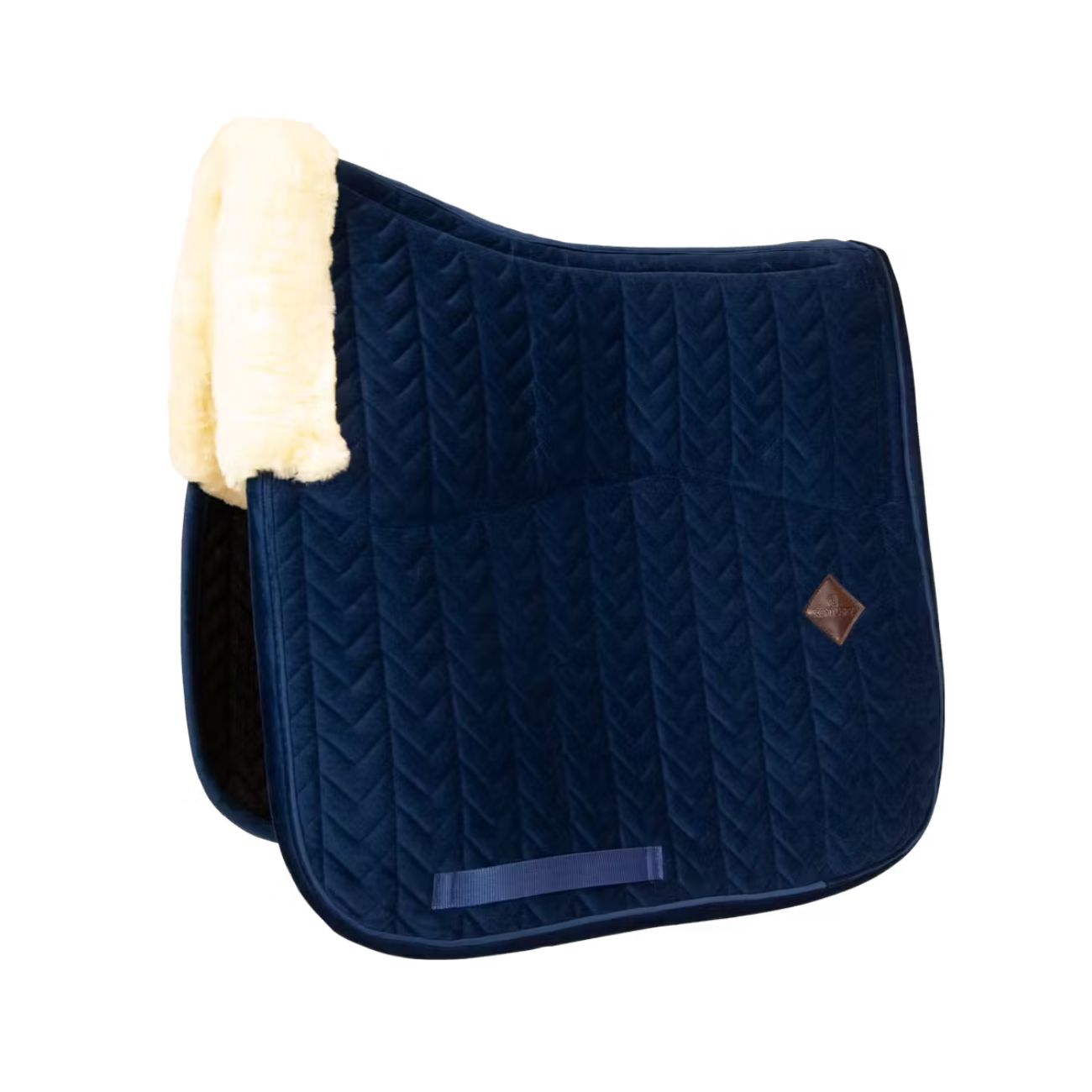 KENTUCKY KENTUCKY SKIN FRIENDLY SADDLE PAD VELVET DRESSAGE KENTUCKY Blu sottosella tecnico 42706-DR 03NAVY 
