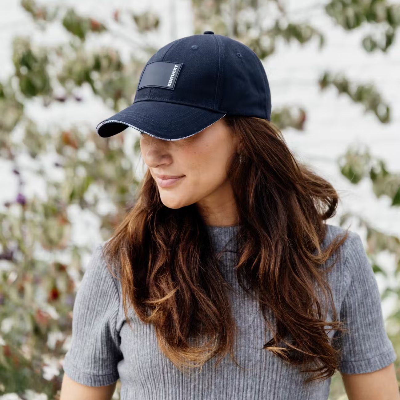 KENTUCKY KENTUCKY CAP RUBBER LOGO KENTUCKY Blu berretto per scuderia 42715 03NAVY 