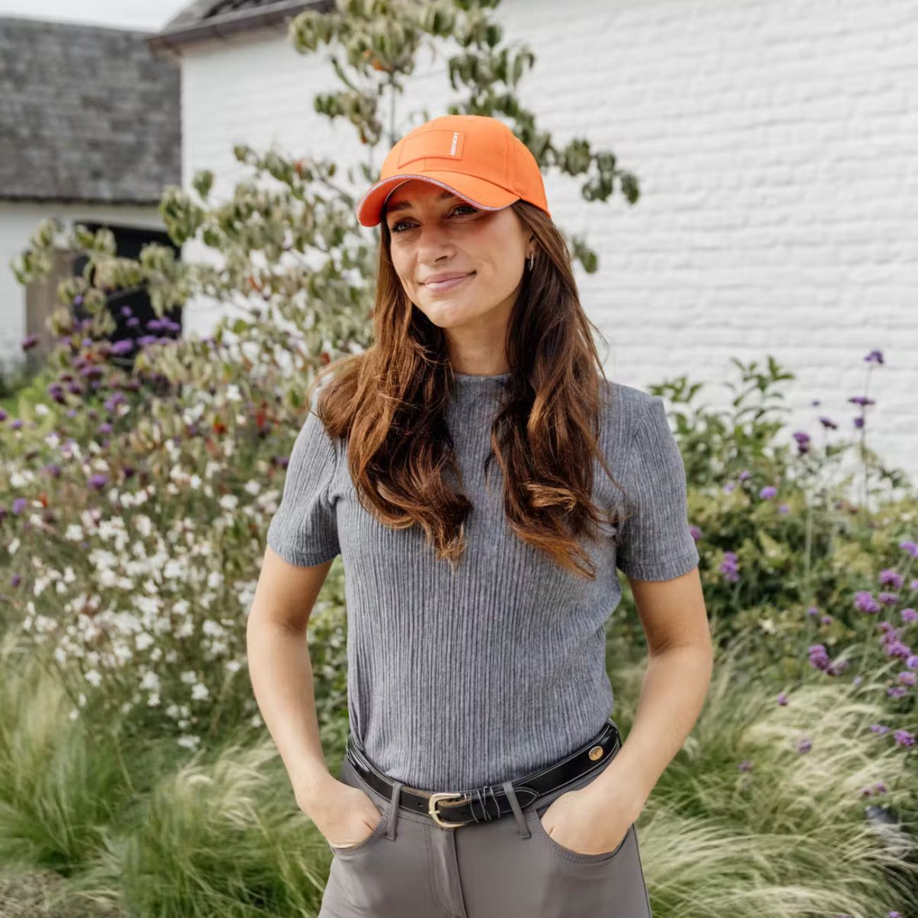KENTUCKY KENTUCKY CAP RUBBER LOGO KENTUCKY Arancione berretto per scuderia 42715 45ORANGE 