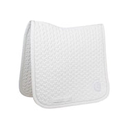 KENTUCKY KENTUCKY SADDLE PAD PLAITED 3D LOGO DRESSAGE KENTUCKY Bianco sottosella tecnico 42719-DR 02WHITE 