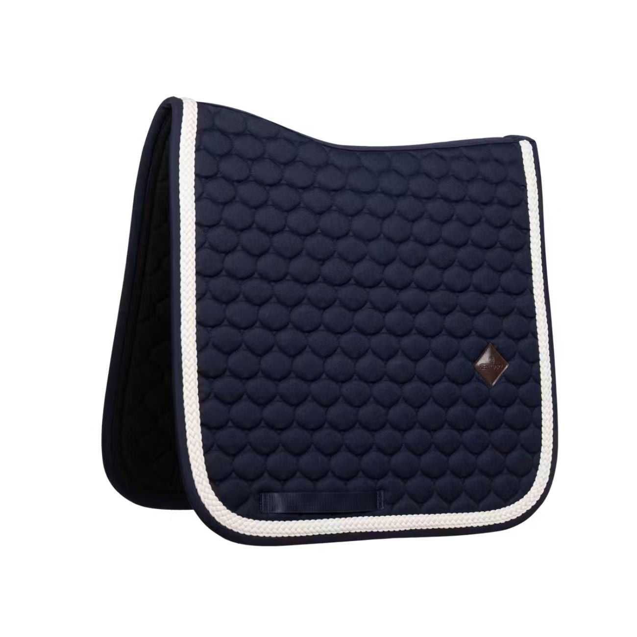 KENTUCKY KENTUCKY SADDLE PAD WITH PLAITED CORD DRESSAGE KENTUCKY Blu sottosella tecnico 42722-DR 03NAVY 
