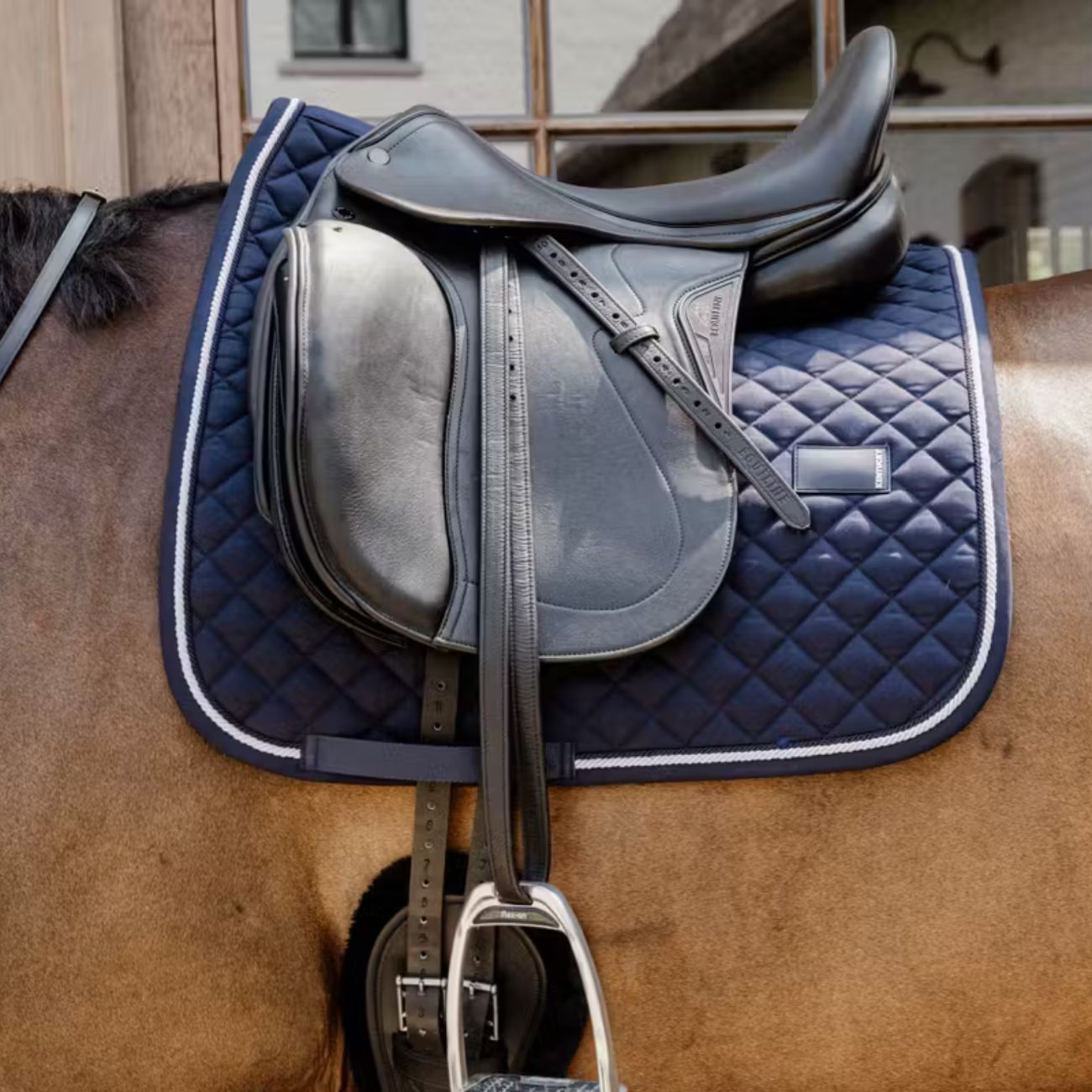 KENTUCKY KENTUCKY SADDLE PAD DIAMOND ROPE DRESSAGE KENTUCKY Blu sottosella tecnico 42724-DR 03NAVY 