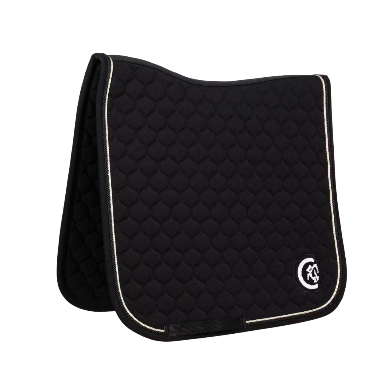 KENTUCKY KENTUCKY SADDLE PAD ONIN QUILT 3D LOGO DRESSAGE KENTUCKY Nero sottosella tecnico 42728-DR 01BLACK 