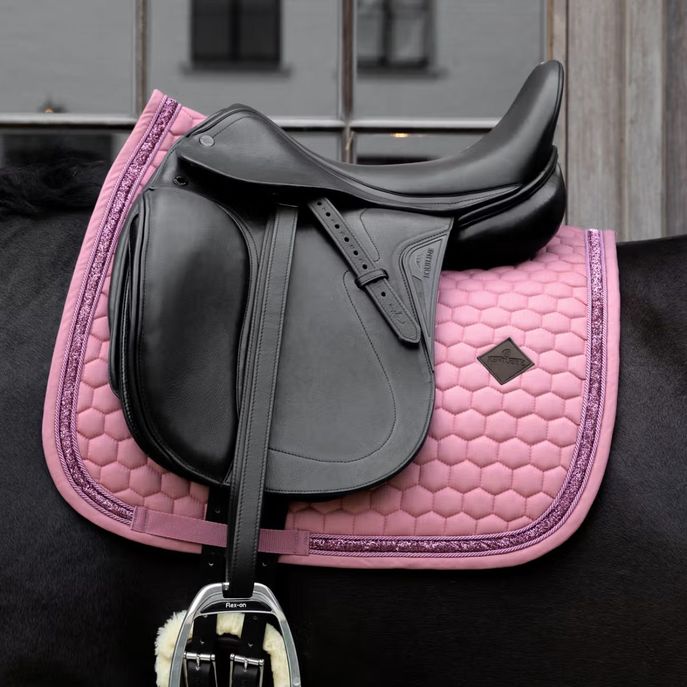 KENTUCKY Sottosella Da Dressage Glitter Band Kentucky Fuchsia 42730-DR 16FUCHSIA 