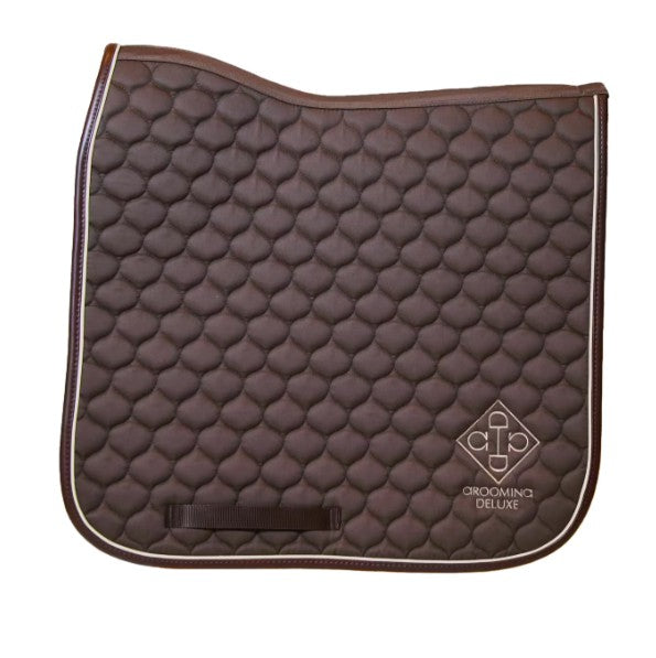 GROOMING DELUXE GROOMING DELUXE Saddle Pad Grooming Deluxe Dressage Brown nan Sottosella Dressage 42731-DR 05BROWN 