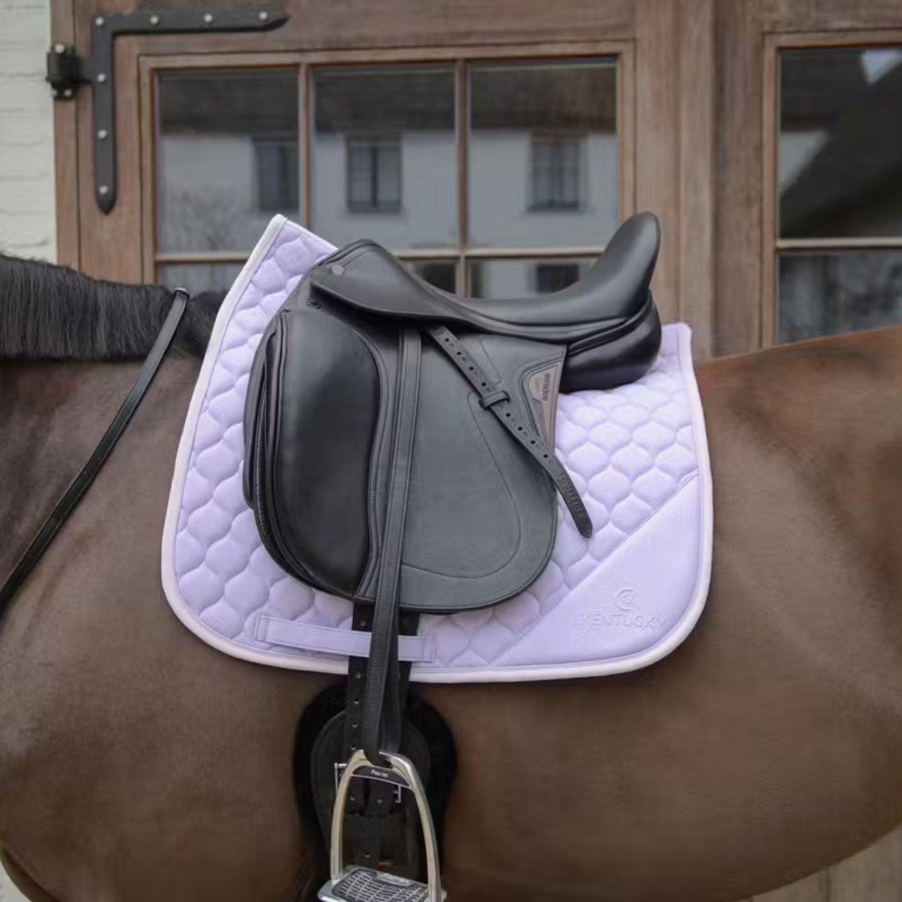 KENTUCKY KENTUCKY SADDLE PAD SOFTSHELL ONION QUILT DRESSAGE KENTUCKY Lightpurple/lightrose sottosella tecnico 42737-DR 76-50LIGHTPURPLE/LIGHTROSE 