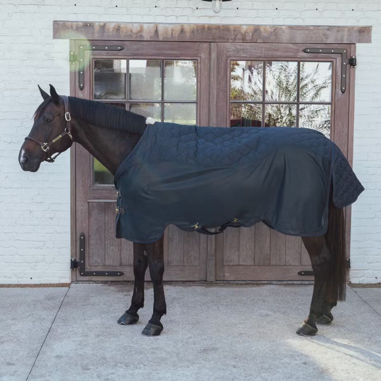 KENTUCKY KENTUCKY TRANSPORT COMBO COOLER FLEECE Blu coperta per cavallo 52128 03NAVY 