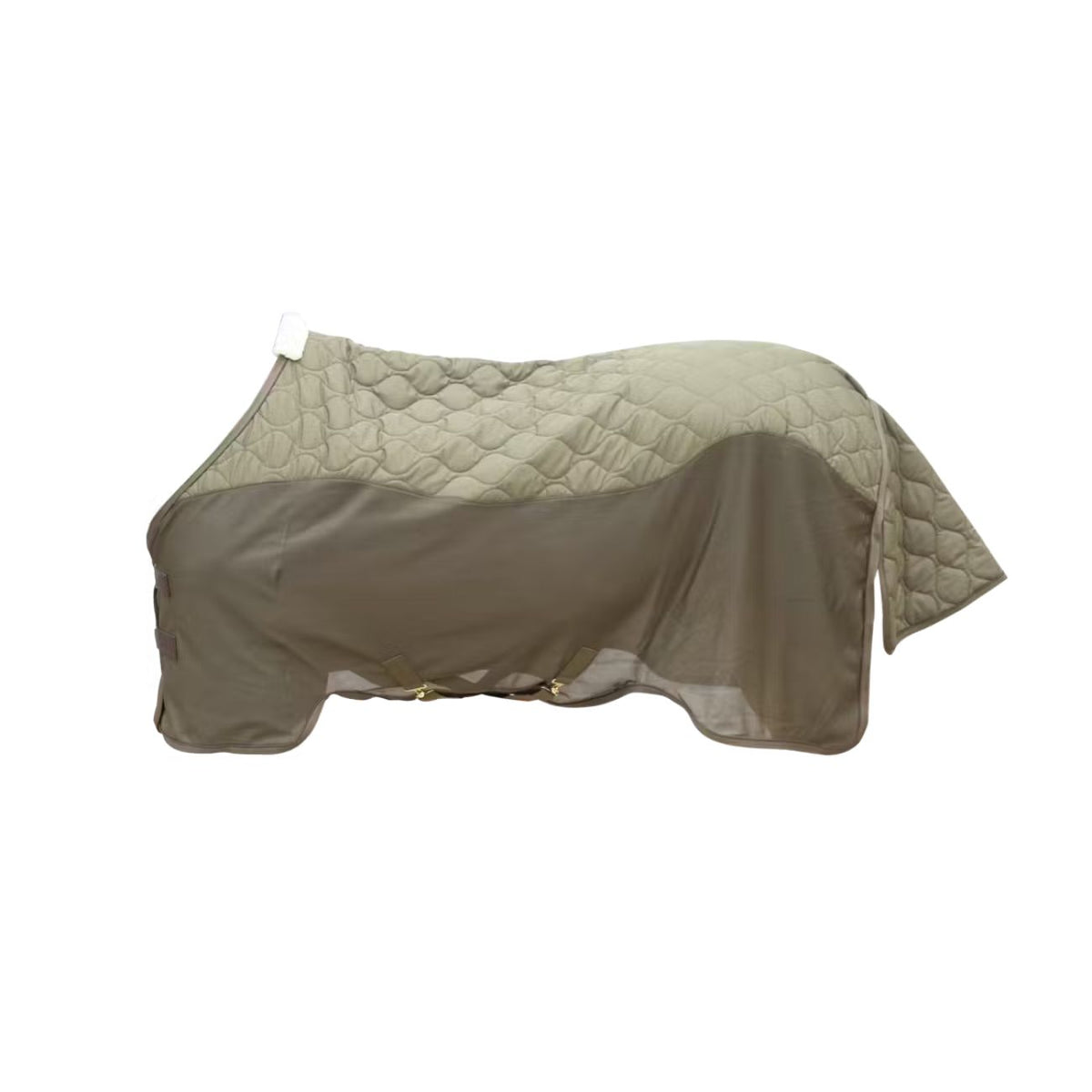 KENTUCKY KENTUCKY TRANSPORT COMBO COOLER FLEECE Verde coperta per cavallo 52128 74PINEGREEN 