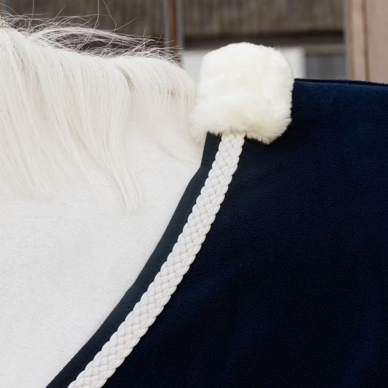 KENTUCKY Coperta In Pile Plaited Rope Kentucky Blu 52129 03NAVY 