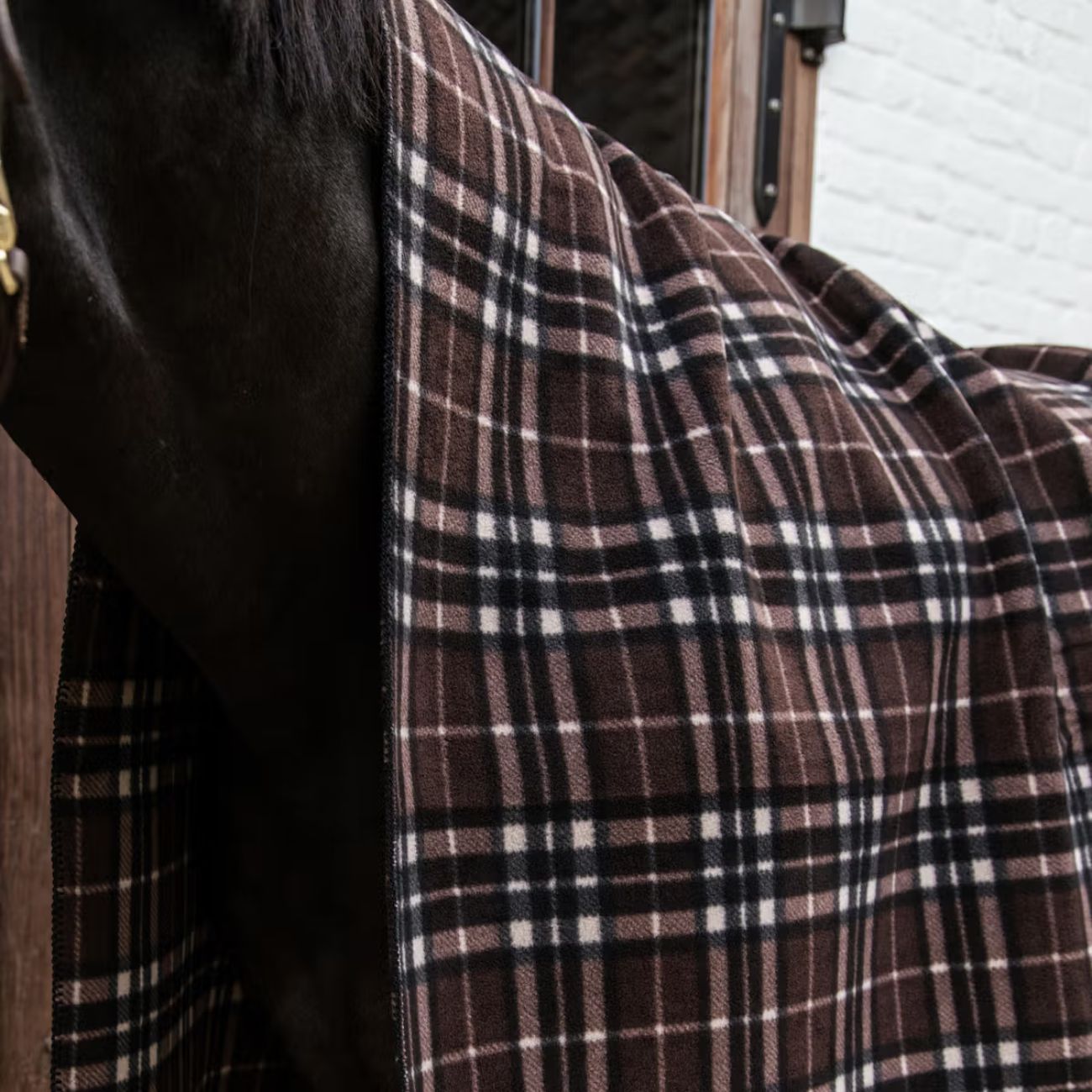 KENTUCKY Coperta In Pile 210x200cm Heavy Fleece Square Kentucky Marrone 52172 55BROWN 
