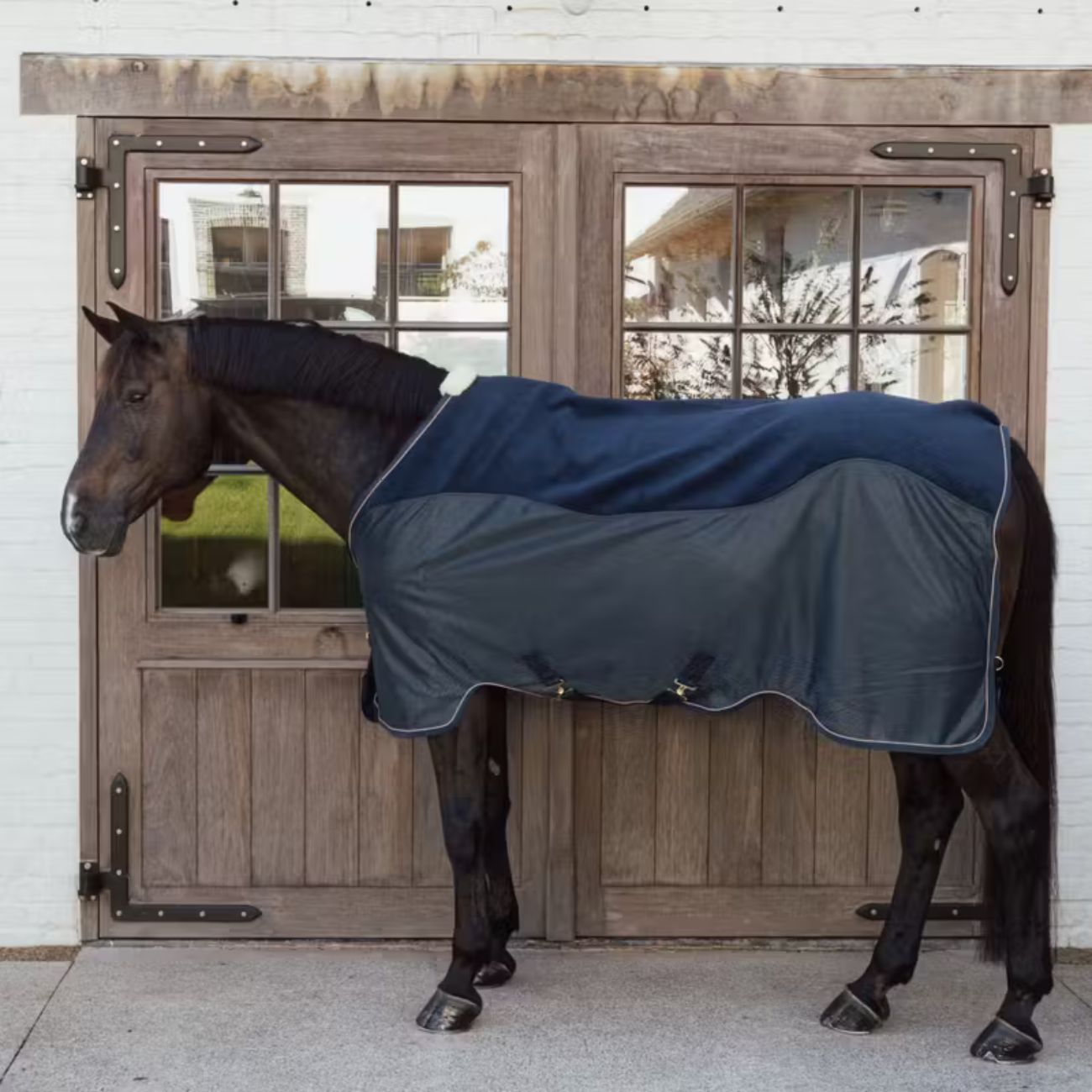 KENTUCKY KENTUCKY FLEECE MESH COOLER COMBO KENTUCKY Blu coperta per cavallo 52236 03NAVY 