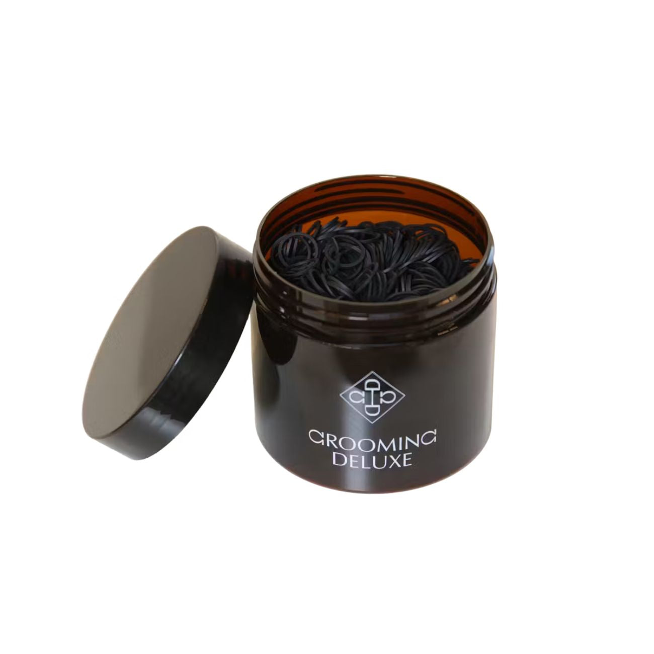 GROOMING DELUXE GROOMING DELUXE Rubber Bands 1500Pcs Grooming Deluxe Black nan Elastici Per Trecciare 72110 01BLACK 