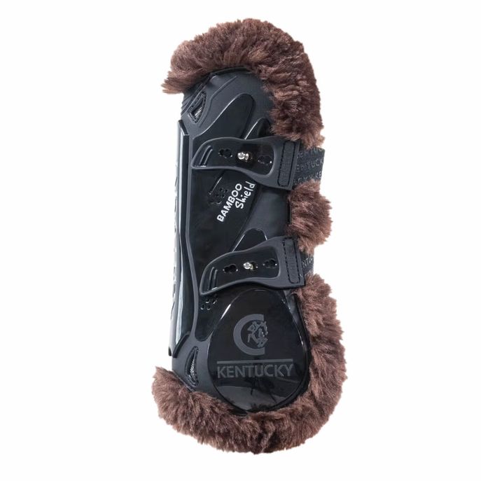 KENTUCKY Stinchiere Vegan Sheepskin Tendon Boots Bamboo Elastic Kentucky Nero/Marrone 88102 01-05BLACK/BROWN 