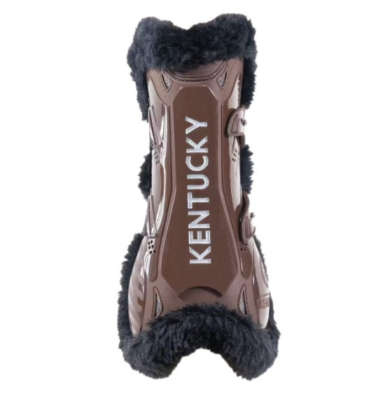 KENTUCKY Stinchiere Vegan Sheepskin Tendon Boots Bamboo Elastic Kentucky Marrone/Nero 88102 05-01BROWN/BLACK 