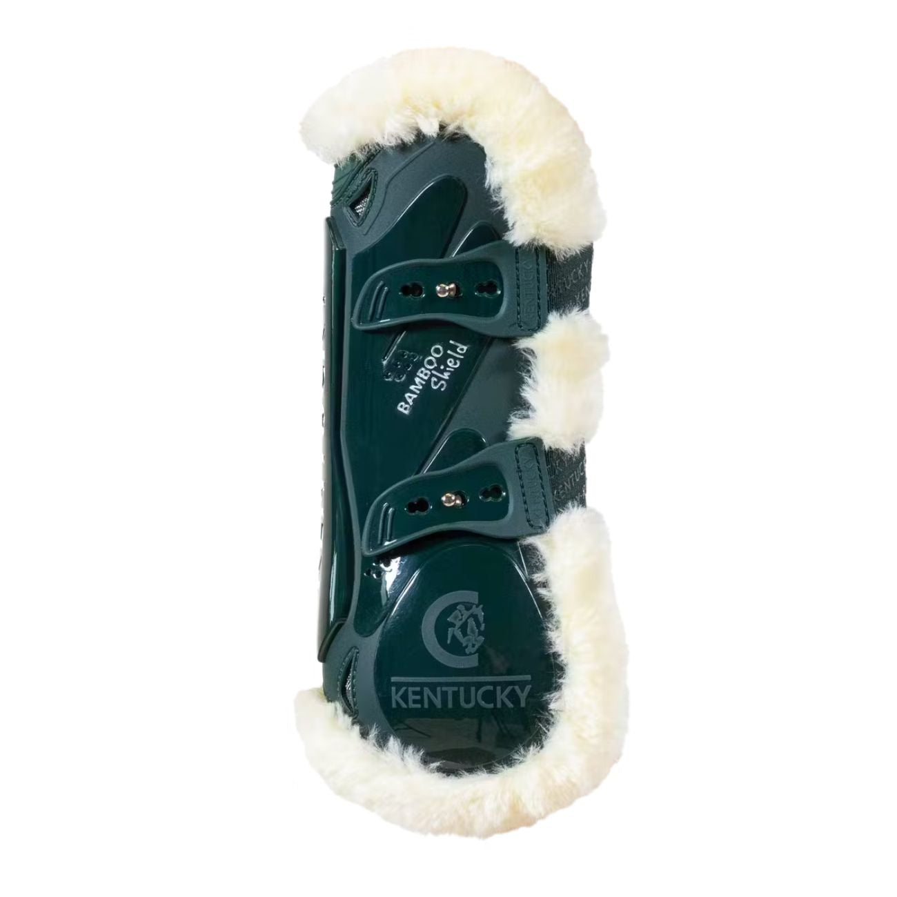 KENTUCKY Stinchiere Vegan Sheepskin Tendon Boots Bamboo Elastic Kentucky Verde 88102 73DARKGREEN 