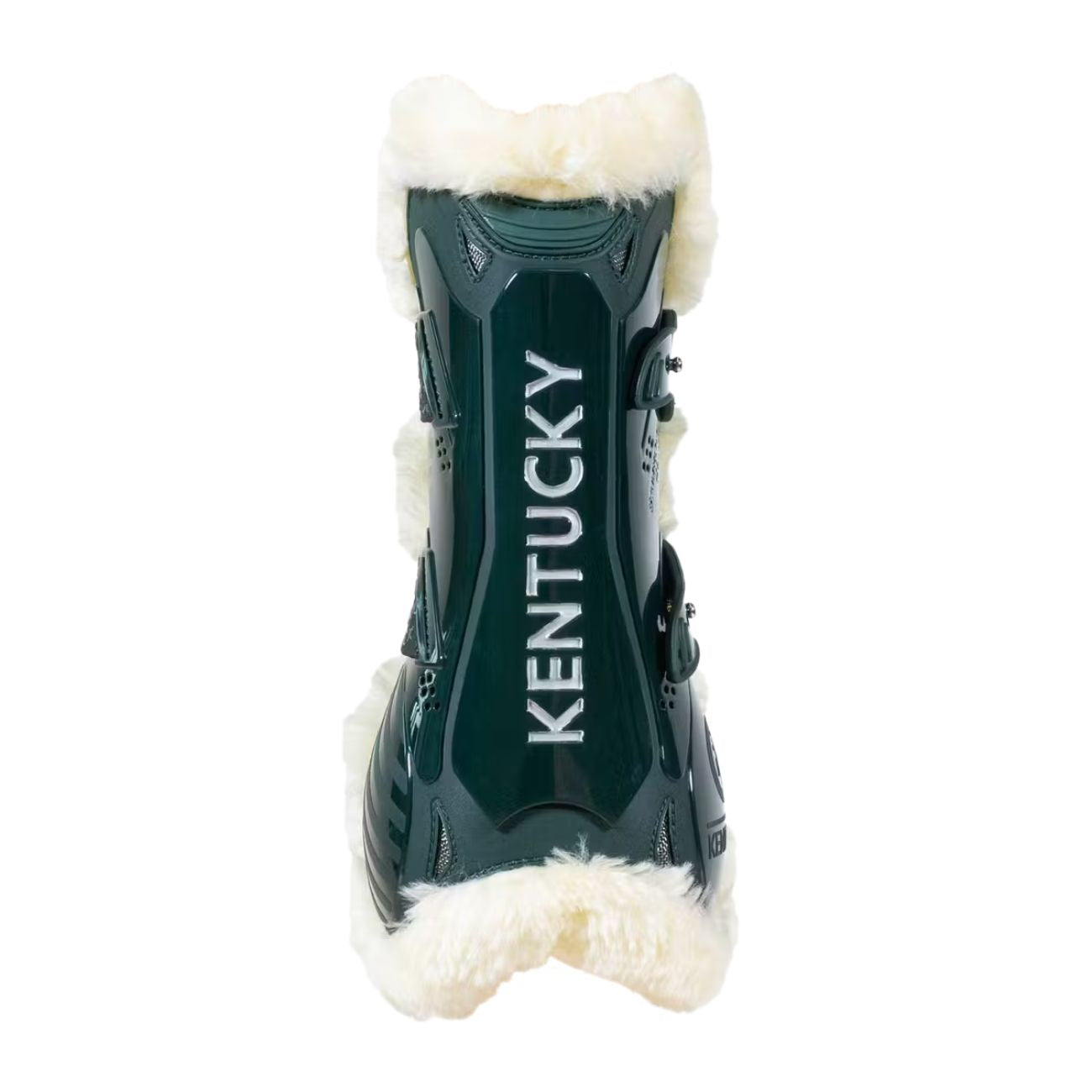 KENTUCKY Stinchiere Vegan Sheepskin Tendon Boots Bamboo Elastic Kentucky Verde 88102 73DARKGREEN 
