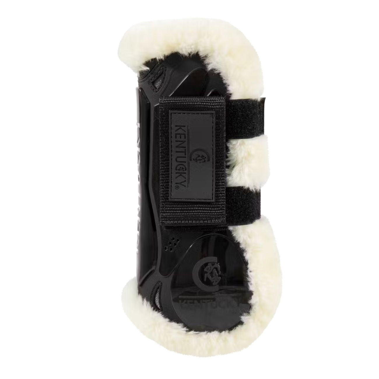 KENTUCKY KENTUCKY VEGAN SHEEPSKIN TENDON BOOTS VELCRO KENTUCKY Nero protezioni arti cavallo 88104 01BLACK 