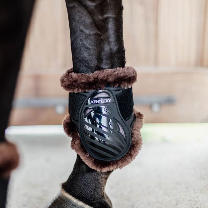 KENTUCKY Paranocche Vegan Sheepskin Young Horse Kentucky Nero/Marrone 88205 01-05BLACK/BROWN 