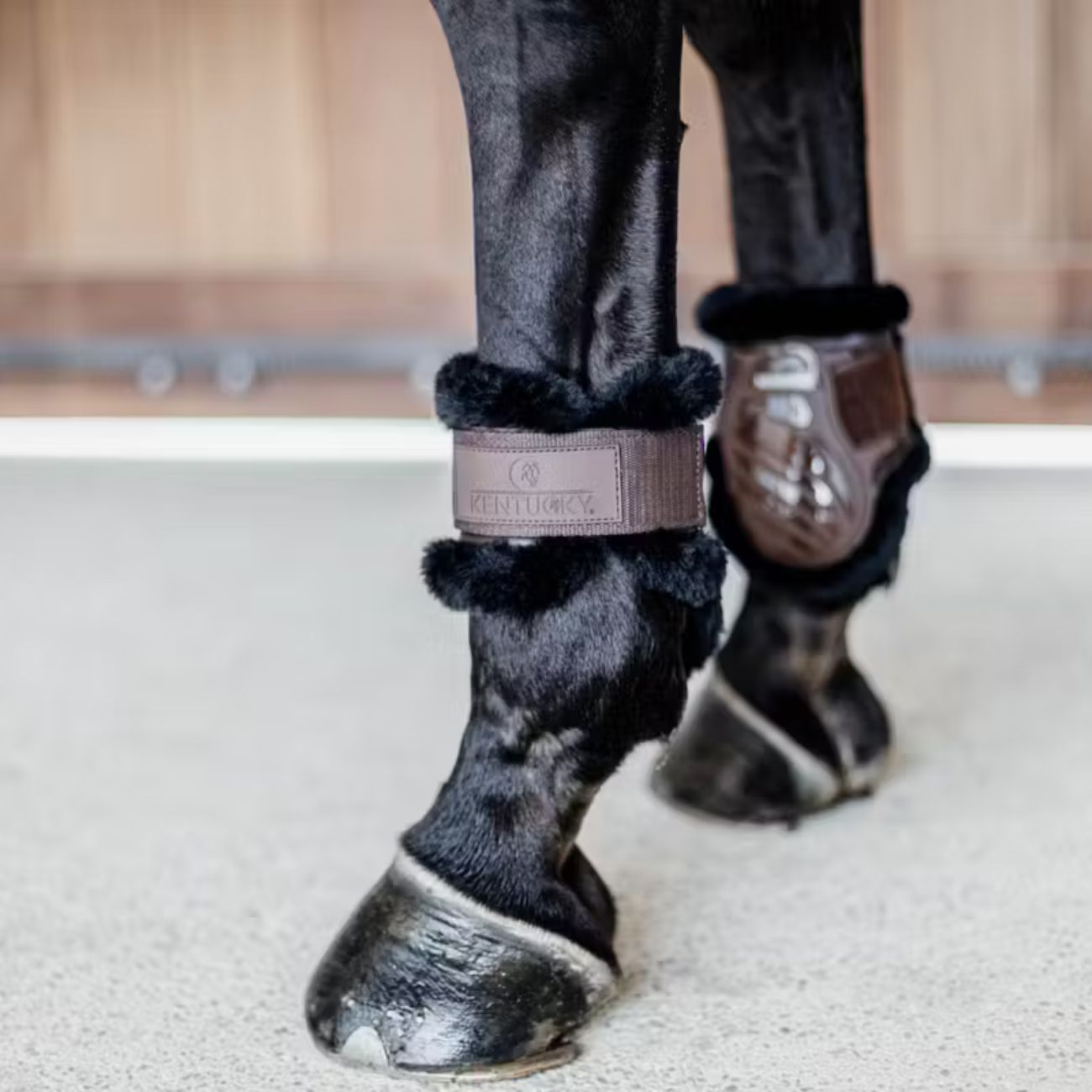 KENTUCKY Paranocche Vegan Sheepskin Young Horse Kentucky Marrone/Nero 88205 05-01BROWN/BLACK 