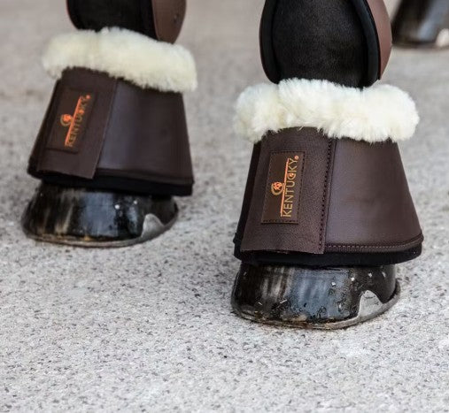 KENTUCKY Paraglomi In Pelle Con Agnellino Kentucky Marrone 88295 05BROWN 