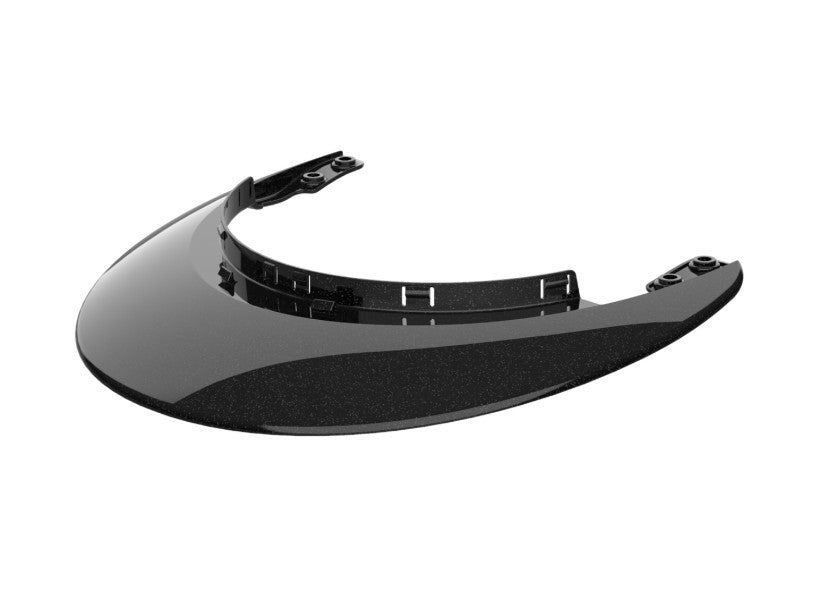 KEP ITALIA Visiera Polo Shine Per Cap Kep Italia Cromo 2.0 Nero BOX.FRB.P.S2 BLACK 