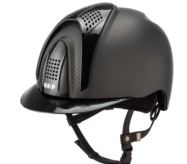 KEP ITALIA Cap Kep Italia  E-Light Carbon Con Visiera Standard Nero CARB010.MATT BLACK 