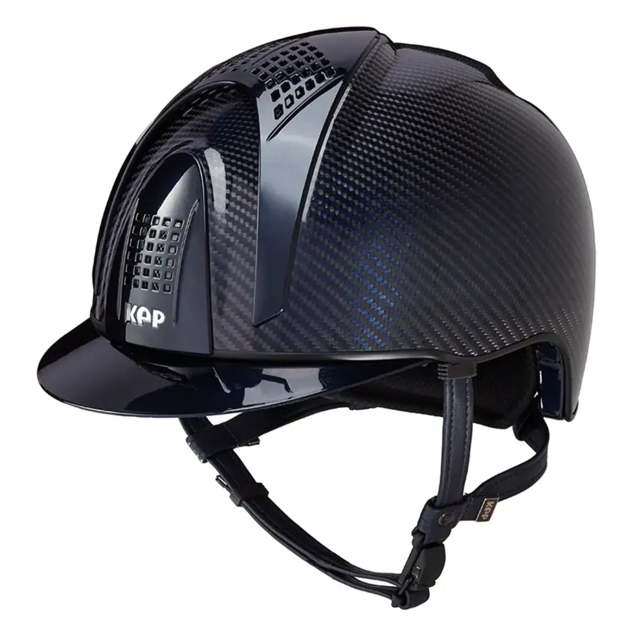 KEP ITALIA Cap Kep Italia E-light Lucido Con Visiera Standard Blu