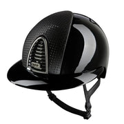 KEP ITALIA Cap Kep Italia Cromo 2.0 Polish Con Fronte Specchiato Con Tessuto Incrociato E Visiera Polo Nero CRPL2.0658 NERO 