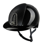 KEP ITALIA Cap Kep Italia Cromo 2.0 Polish Metal Con Cornice Con Swarovski Visiera Polo Ed Inserto Anteriore Verona Nero CRPL2.0930 NERO 