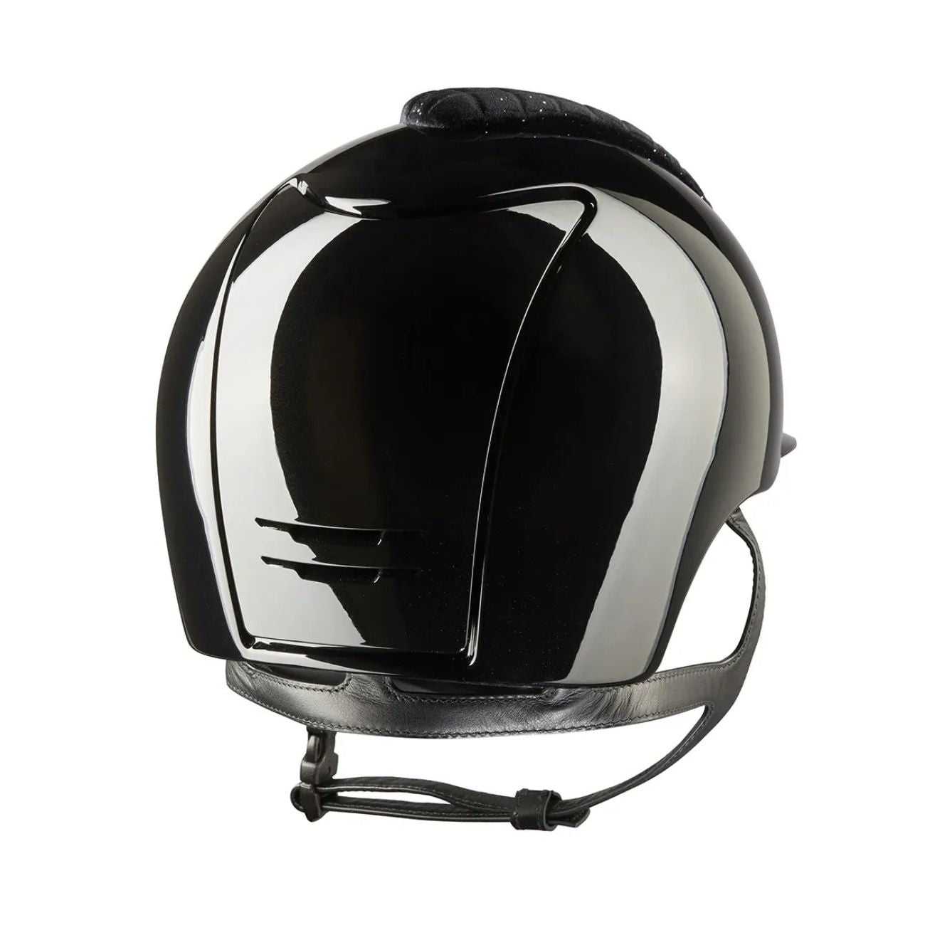 KEP ITALIA Cap Kep Italia Cromo 2.0 Polish Con Inserto Milano Velvet Shining E Visiera Polo Nero CRPL2.MIL.VEL NERO 