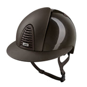 KEP Italia Cap Cromo 2.0 Polish Textile Marrone con Visiera Polo Opaca e Inserti Opachi — foto 1 di 2