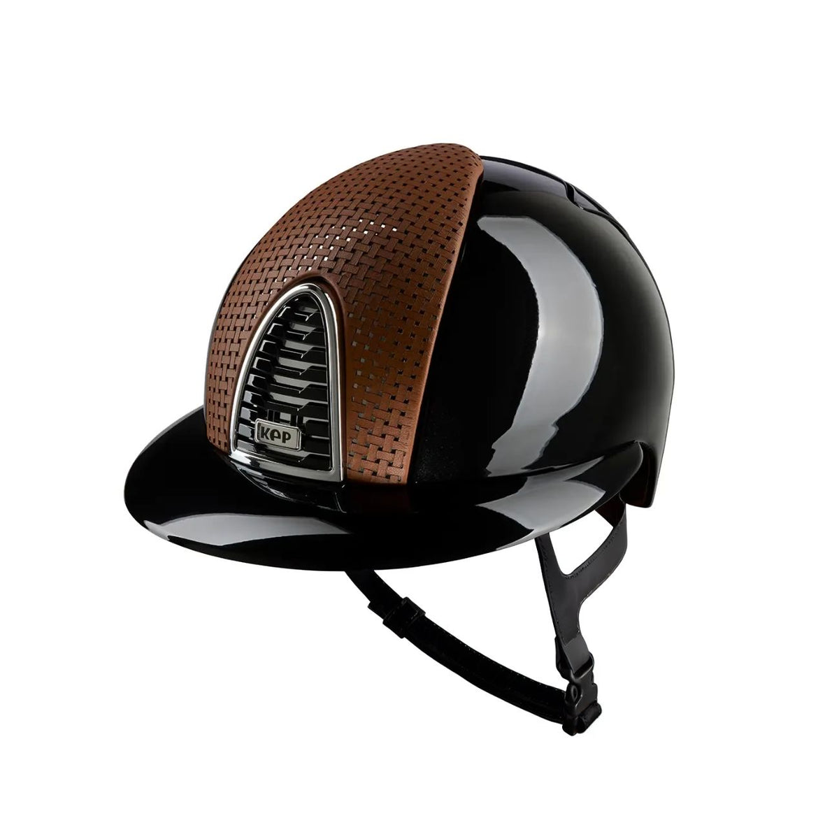 KEP ITALIA Cap Kep Italia Cromo 2.0 Polish Metal Con Visiera Polo E Inserto Anteriore Verona Beige CRPL2.VER.BGE.PO NERO 