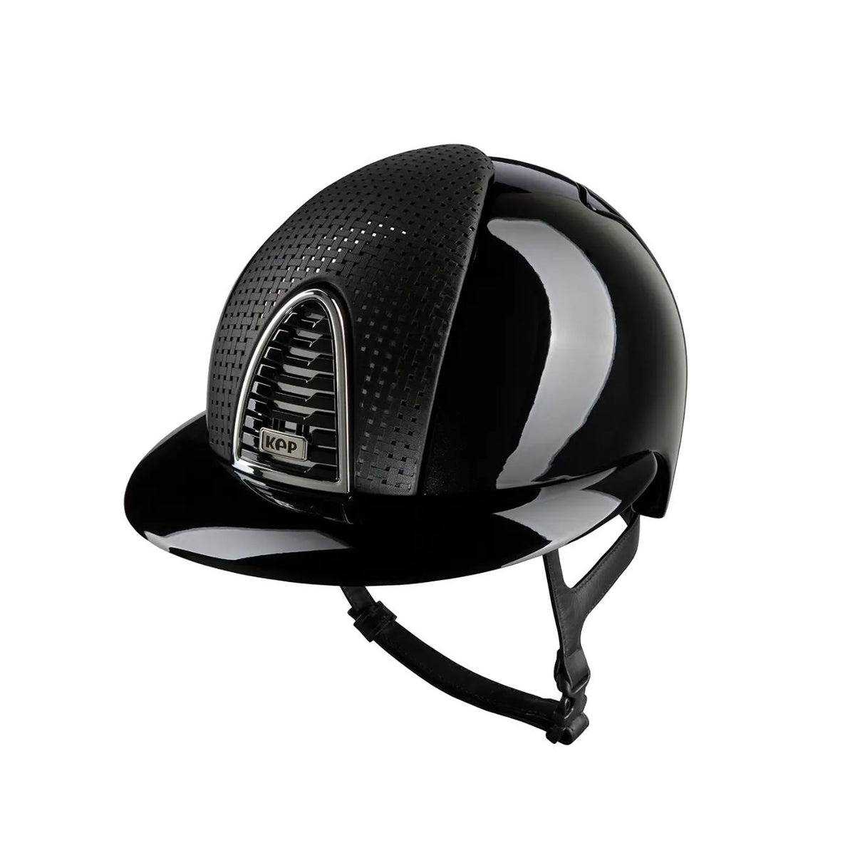 KEP ITALIA Cap Kep Italia Cromo 2.0 Polish Metal  Con Visiera Polo E Inserto Anteriore Verona Nero CRPL2.VER.BLK.PO NERO 