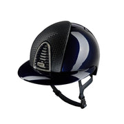 KEP ITALIA Cap Kep Italia Cromo 2.0 Polish Metal Con Cornice Cromata Con Swarovski VIsiera Polo E inserto Anteriore Verona Blu CRPL2.VER.BLU.PO BLU 