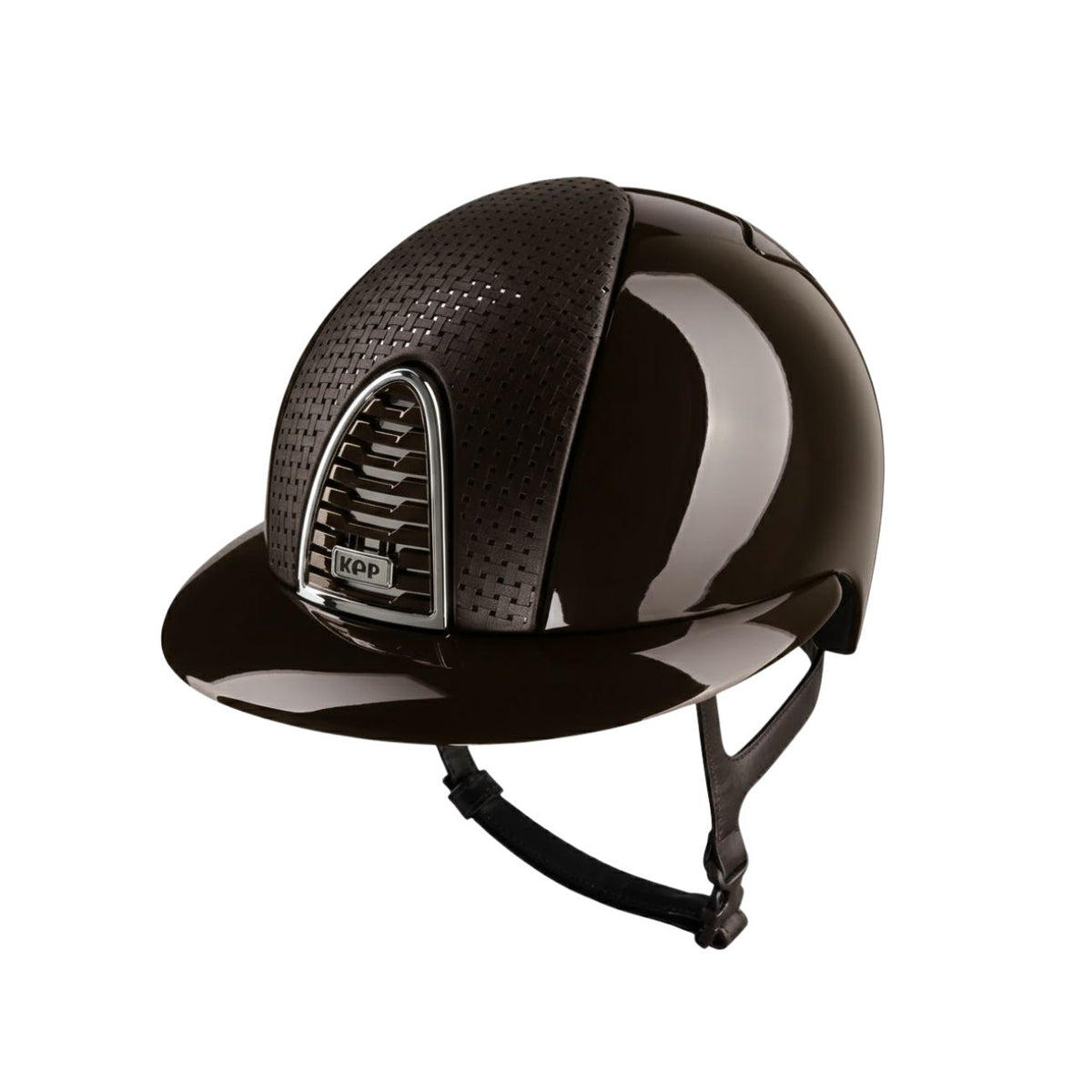 KEP ITALIA Cap Kep Italia Cromo 2.0 Polish Metal Con Visiera Polo Inserto Anteriore Verona E Cinturino Marrone CRPL2.VER.BRO.PO MARRONE 