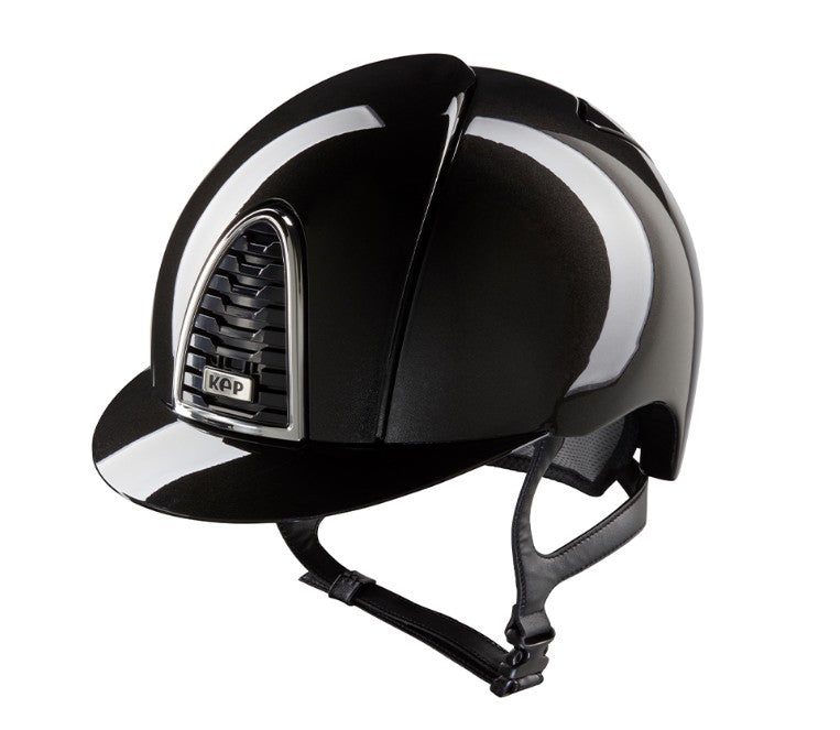 KEP ITALIA Cap Kep Italia Cromo 2.0 Shine Con Visiera Standard Nero CRS2.1 BLACK 