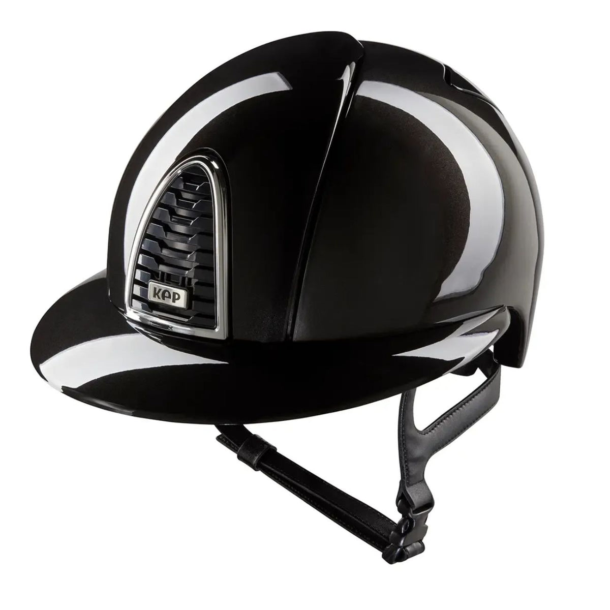 KEP ITALIA Cap Kep Italia Cromo 2.0 Shine Con Visiera Polo Nero CRS2.PO.1 BLACK 