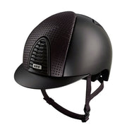 KEP ITALIA Cap Kep Italia Cromo 2.0 Textile Nero Con Visiera Standard Inserto A Specchio Con Tessuto Incrociato Marrone E Cinturino Marrone CRTL2.0050 MARRONE 