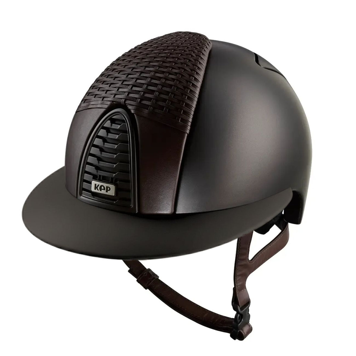 KEP ITALIA Cap Kep Italia Cromo 2.0 Textil Metal Con Visiera Polo E Inserto Anteriore Roma Marrone CRTL2.ROM.PO MARRONE 