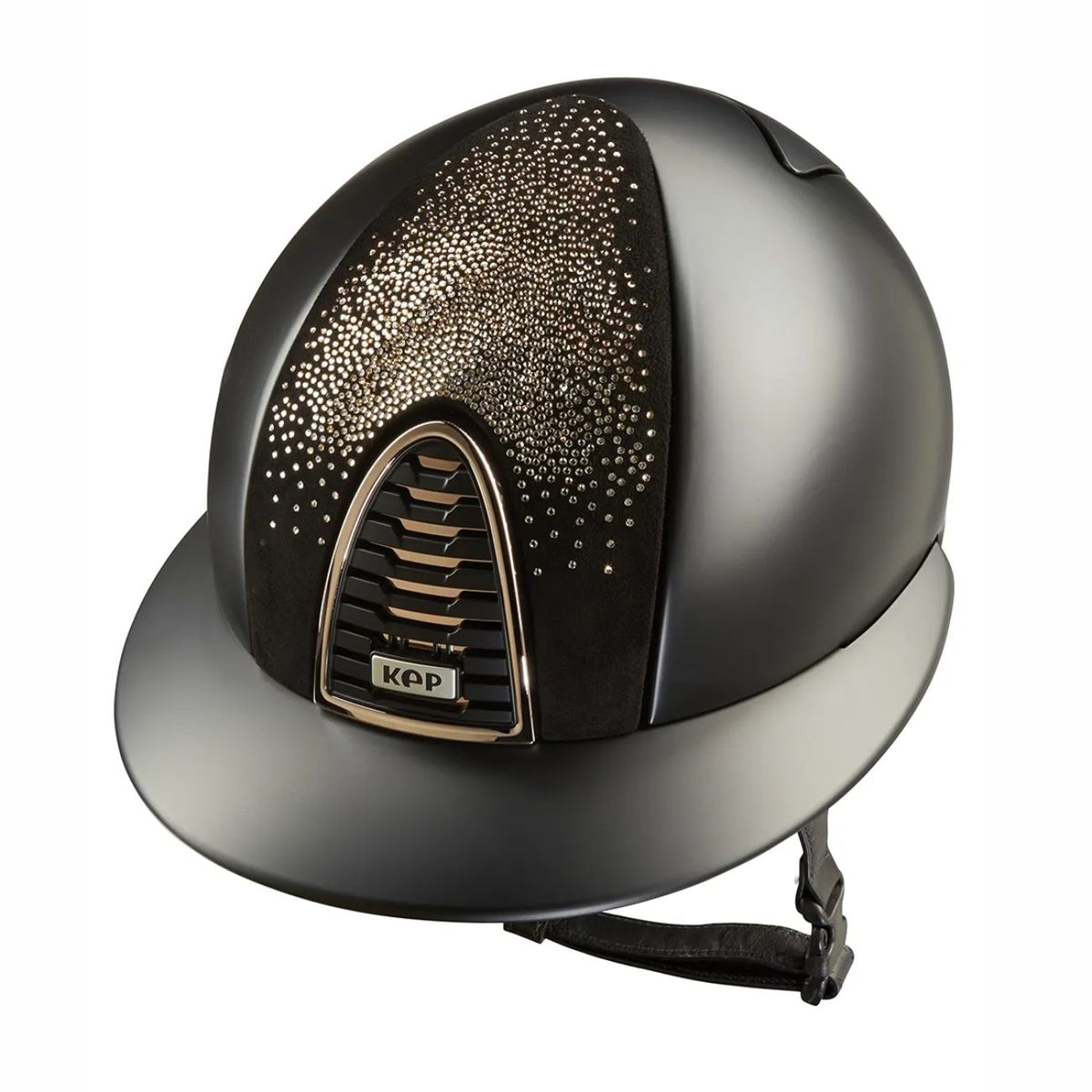 KEP ITALIA Cap Kep Italia Cromo 2.0 Textile Con Inserto Nebula Nero/Oro Rosa E Visiera Polo Nero CRTL2.SWS.RGLD.PO NERO 