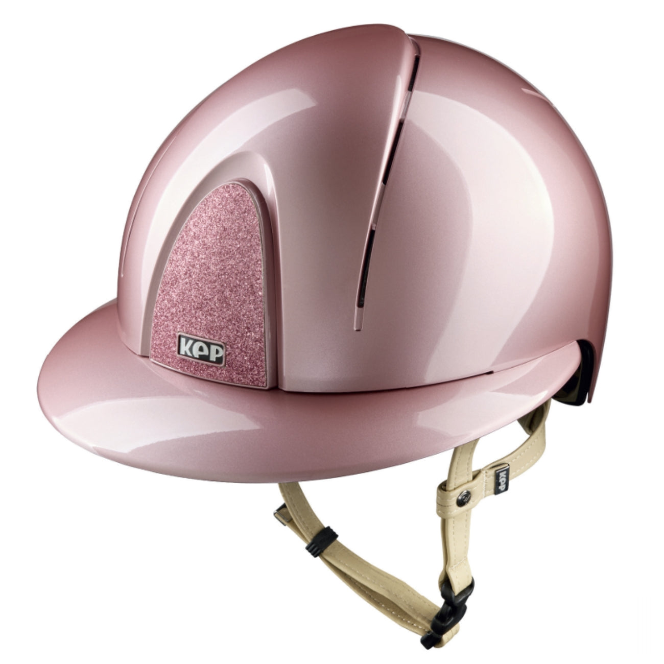 KEP ITALIA Cap Smart Nova Metal Polish Rosa Con Visiera Polo Inserto Star E Cinturino Crema