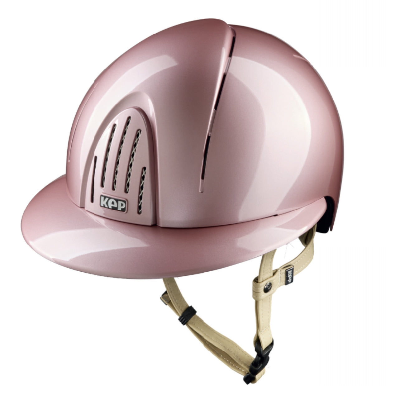 KEP ITALIA Cap Smart Nova Metal Polish Rosa Con Visiera Polo E Cinturino Crema