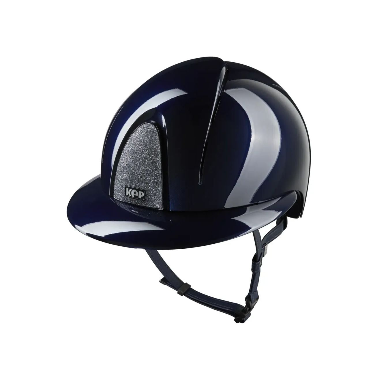 Kep Italia Smart Nova Metal Polish Cap with Polo Visor and Star Silver Insert in Blue